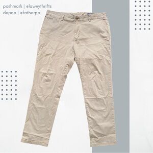 Vineyard Vines Pants Men 36x30 Khaki Flat Front Club Twill Chino Straight Leg